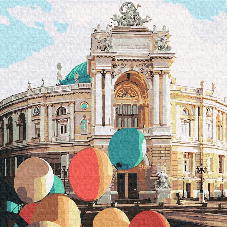 Перлина біля моря. Картина за номерами. 40х50 см Ідейка (4823104300403) (445525)