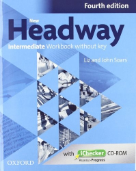 Підручник New Headway (4th Edition). Intermediate Workbook without key + iChecker (Англ) Oxford University Press (9780194770224) (470031)