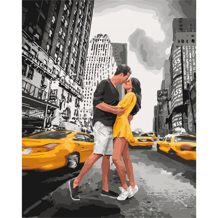 Картина за номерами "П'янкий поцілунок" 40х50 см Ідейка КНО4664 (4823104317081) (403332)