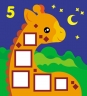 Мозаїка з наліпок. Квадратики. Для дітей від 3 років. Пушкар І.А. (Укр) Ранок (9789667516048) (502533)
