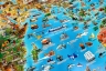 Дитяча карта світу – Dino's maps (Укр) Моноліт-Bizz (9786177966233) (542334)
