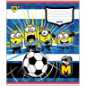 Зошит учнівський YES 12 аркушів, коса лінія без д/л /764517/ "MINIONS GOAL" (463836)