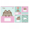 Зошит 12 аркушів клітинка Yes Pusheen Candy