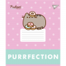 Зошит 12 аркушів клітинка Yes Pusheen Candy