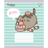 Зошит 12 аркушів клітинка Yes Pusheen Candy
