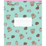 Зошит 12 аркушів клітинка Yes Pusheen Candy