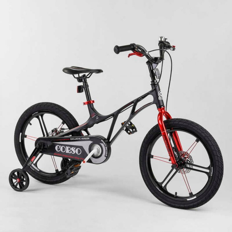 Велосипед двоколісний 18" з магнієвими дисками. Corso 18" LT-40800 (459038)