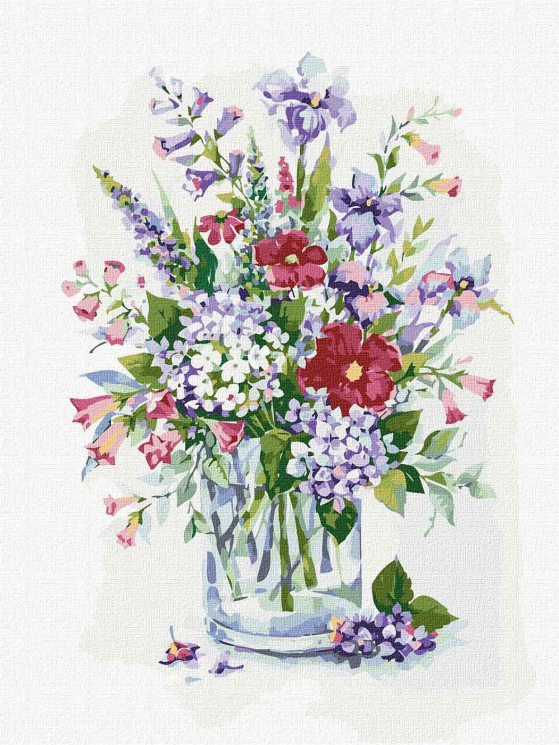 Картина за номерами "Аромат квітів" 30х40 см Ідейка KHO2963 (4823104326724) (474939)