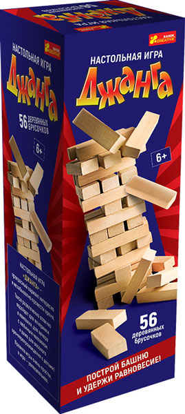 8061 Настольная игра "Джанга" 12120038Р Ranok-Creative (4823076128838) (267339)