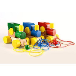 Конструктор дерев`яний Каталка-паровоз ТАТО КТ-001 К (2000001181683) (314644)