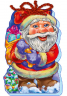 Книга на картоні З Новим роком! (зі шнурком): Дед Мороз (Рос) Ранок М555001Р (9789667473426) (229444)