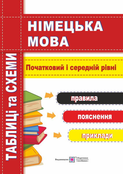 Німецька мова. Таблиці та схеми. Початковий і середній рівні. Грицюк І. (Укр/Нім) Підручники і посібники (9789660727229) (491545)