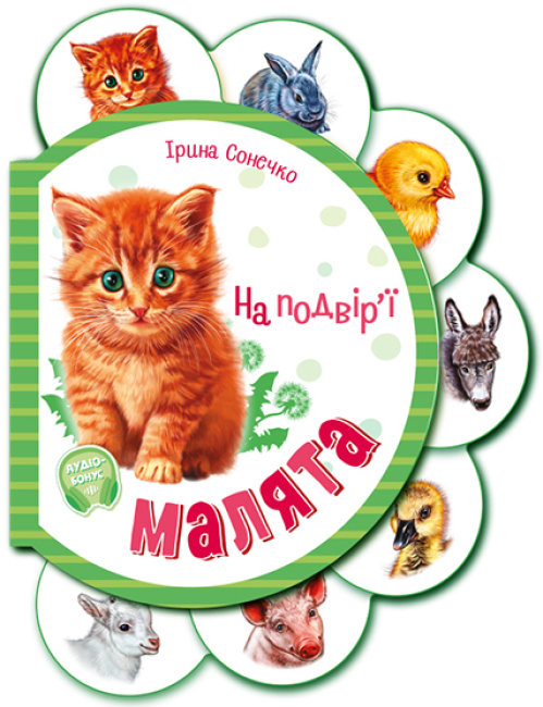 Малята на подвір'ї + Аудіо-бонус. Сонечко І. (Укр) Ранок (9789667508586) (479648)