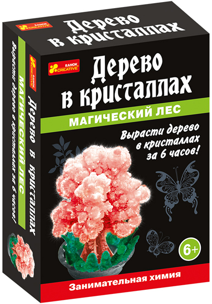 Дерево в кристалах (червоне) (Рос) Ranok-Creative 12138028Р (4823076143695) (311649)