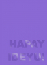Блокнот Фіолетовий HAPAY IDEYU! (крафтові сторінки) 110x154 мм Жорж Z101088У (4820243310089) (444549)