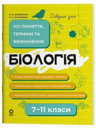 Біологія 7–11 класи. Довідник учня. Усі поняття, терміни та визначення – Атаманчук М.О., Остапович К.А. (Укр) Основа (9786170043634) (541553)