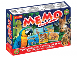 Настільна гра "Мемо" (тварини) 12120030Р Ranok-Creative (4823076123574) (252257)