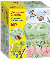 Скринька «Ніжність». Декоруємо кераміку (Укр) Ranok-Creative (4827476909721) (557057)