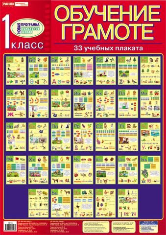 1615-Комплект таблиць Навчання грамоті Коробка Ранок (9789668082269) (129558)