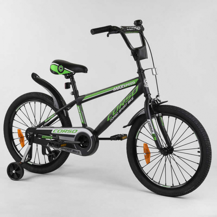 Велосипед двоколісний 20" з протиударними дисками. Corso ST-20113 (459260)