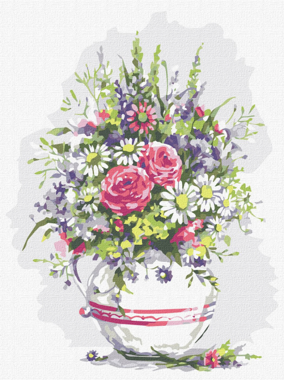 Літнє асорті. Картина за номерами. 30х40 см Ідейка KHO3192 (4823104330127) (474963)