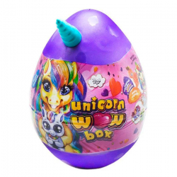 Іграшка-сюрприз Unicorn Wow Box Фіолетовий (Укр) Danko Toys (1467560652814) (444764)