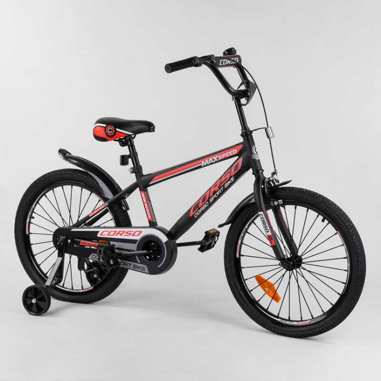 Велосипед двоколісний 20" з протиударними дисками. Corso ST-20177 (459265)