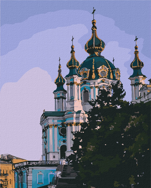 Частинка Києва. Картина за номерами. 40х50 см Ідейка KHO3603 (4823104331346) (474969)