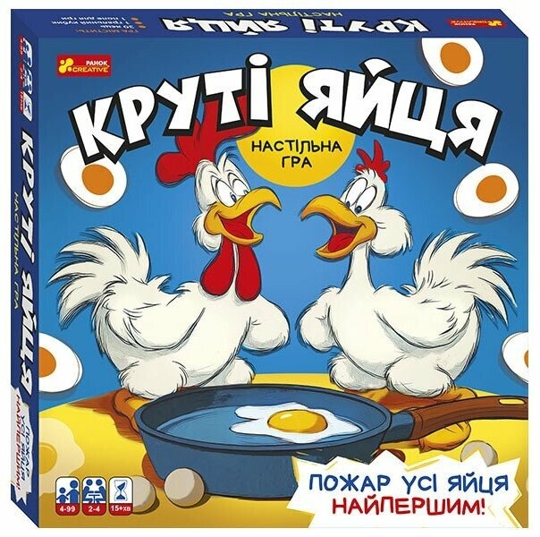 Круті яйця. Настільна гра (Укр) Ranok-Creative (4827476920993) (553670)