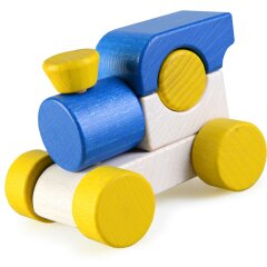 Конструктор дерев`яний Каталка-паровоз міні ТАТО КТ-002 С (2000001181720) (314772)