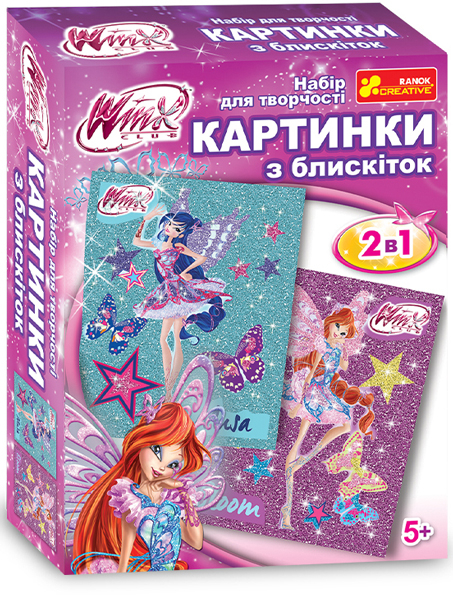 Набір для творчості Картинка з глітеру Муза і Блум. Вінкс. Ranok-Creative 13159087У (4823076143268) (309674)
