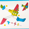 Конструктор з щільного картону Ранок Дитячий конструктор Літак А674003РУ (9789667484781) (270078)