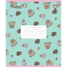Зошит 18 аркушів клітинка Yes Pusheen Candy