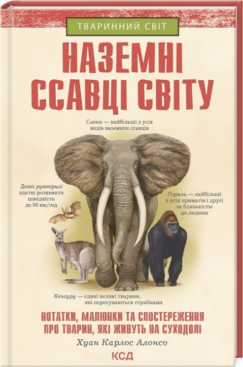 Наземні ссавці світу. Хуан Карлос Алонсо (Укр) КСД (9786171297883) (512579)
