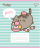 Зошит 18 аркушів лінія Yes Pusheen Candy