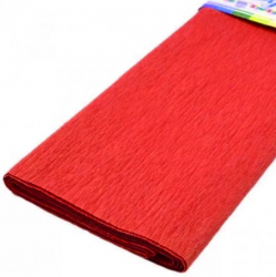 Папір кольоровий Крепований (яскраво-червоний) 500х2000 мм