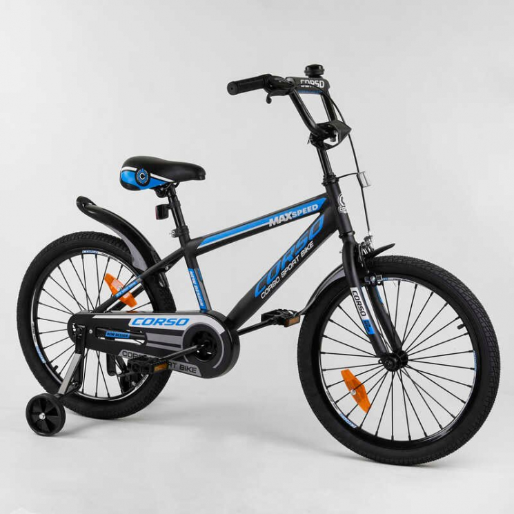 Велосипед двоколісний 20" з протиударними дисками. Corso ST-20254 (459290)