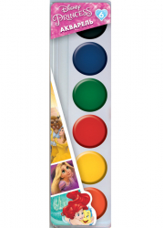 Фарба акварельна медова Серія Princess, 6 кольорів (267092)