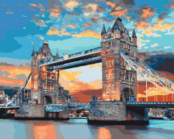 Картина за номерами 40х50 см "Лондонський міст" Ідейка КНО3515 (4820143949150) (400793)