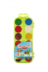 Акварель медова Graft&Joy 12 кольорів без пензля (Укр) ГАММА-Н 312046/Cr (4820072539958) (454295)