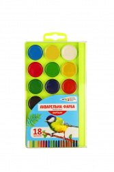 Акварель медова Graft&Joy 18 кольорів без пензля (Укр) ГАММА-Н 312086/Cr (4820072539897) (454296)