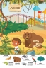 Зоопарк. Перший віммельбух із наліпками (Укр/Анг) Кристал Бук (9786175471845) (544597)