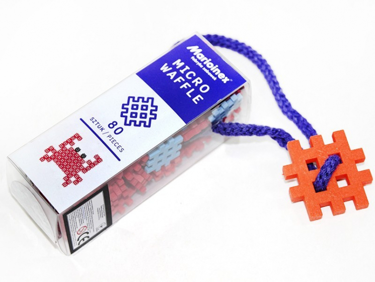 Конструктор MICRO WAFFLE "CRAB" КРАБ (80 деталей) Marioinex (5903033903421) (438998)